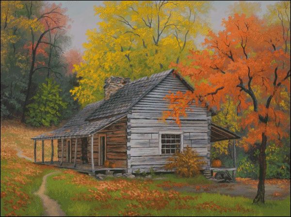 Appalachian Retreat In Autumn